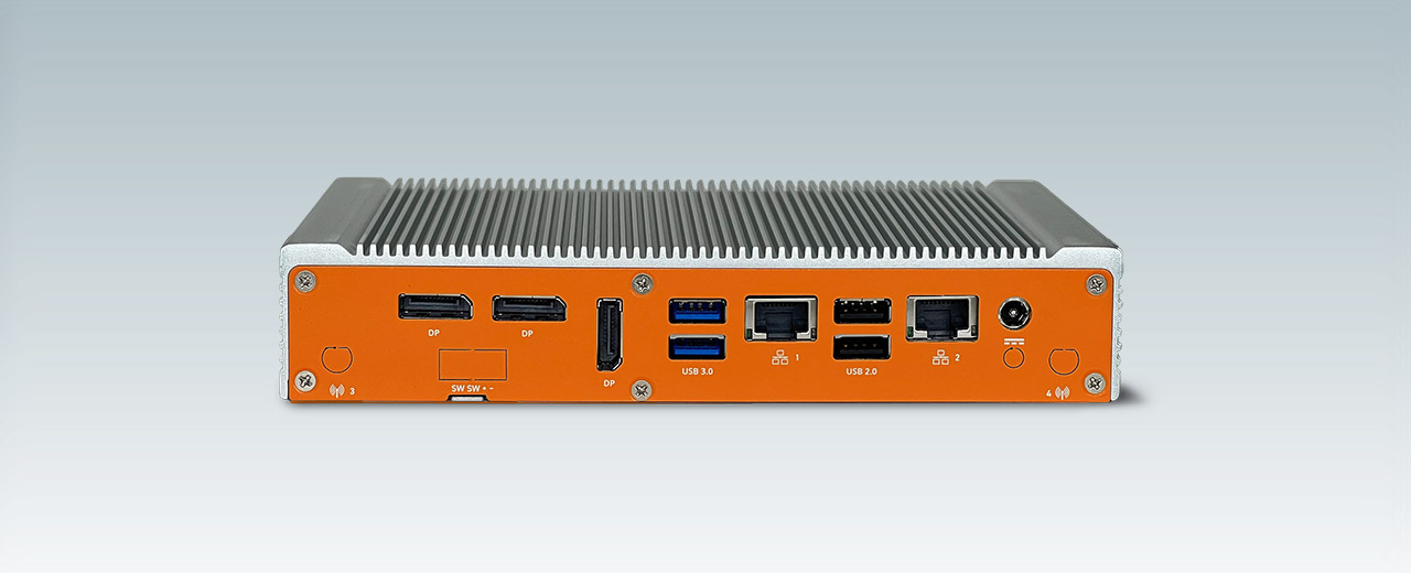 Back view of the Cascadia Software Appliance for the Lightspeed Cascadia products